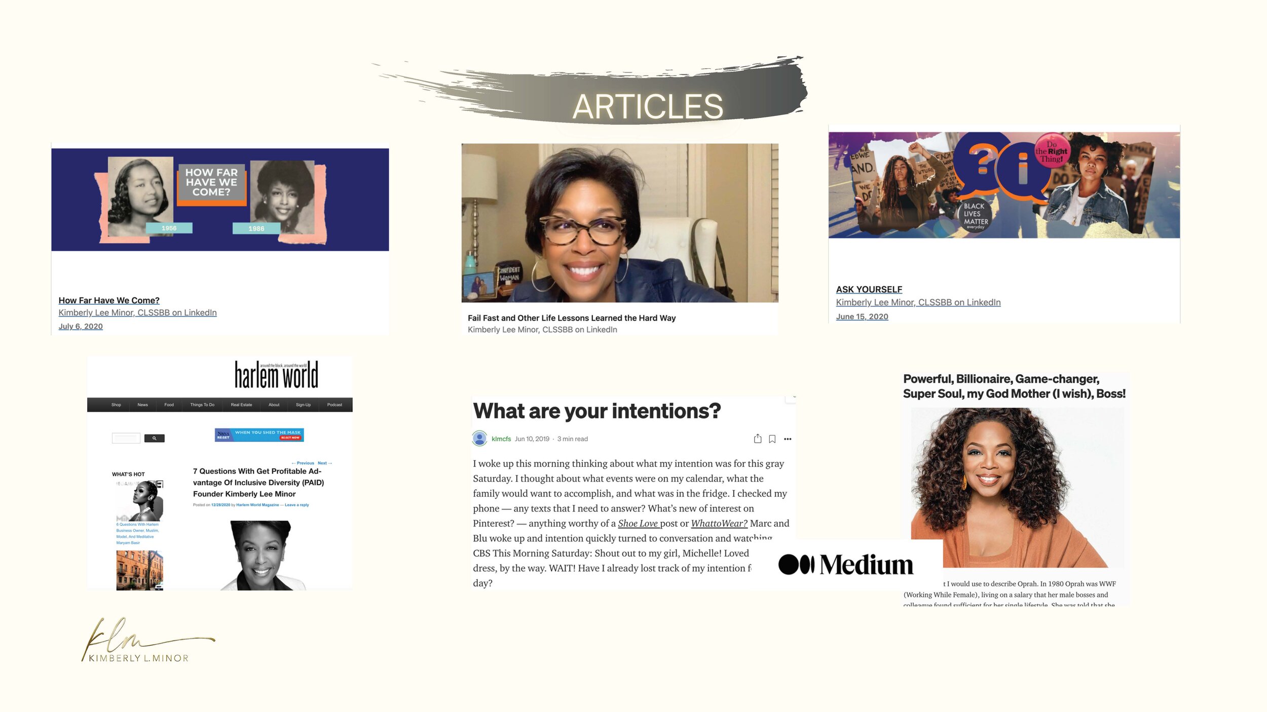 Articles lists